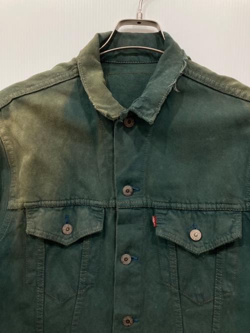 LEVI'S（リーバイス）LEVI'S (リーバイス) 後染めデニムジャケット グリーン サイズ:不明の古着・服飾アイテム