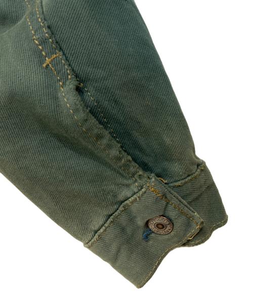 LEVI'S（リーバイス）LEVI'S (リーバイス) 後染めデニムジャケット グリーン サイズ:不明の古着・服飾アイテム