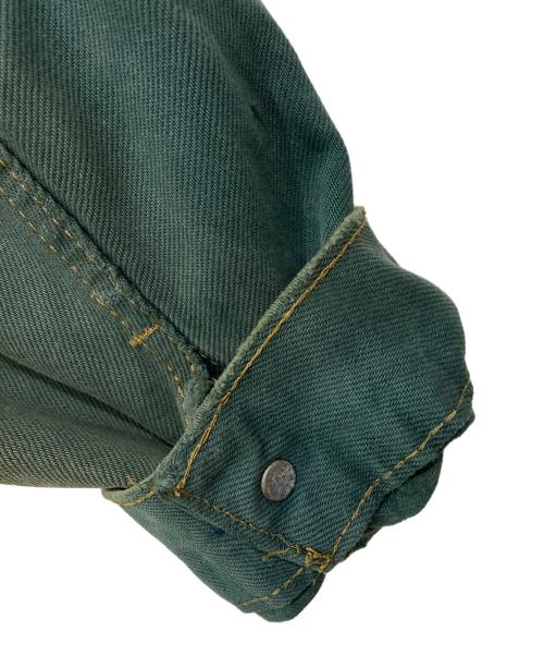 LEVI'S（リーバイス）LEVI'S (リーバイス) 後染めデニムジャケット グリーン サイズ:不明の古着・服飾アイテム