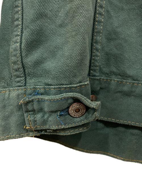 LEVI'S（リーバイス）LEVI'S (リーバイス) 後染めデニムジャケット グリーン サイズ:不明の古着・服飾アイテム