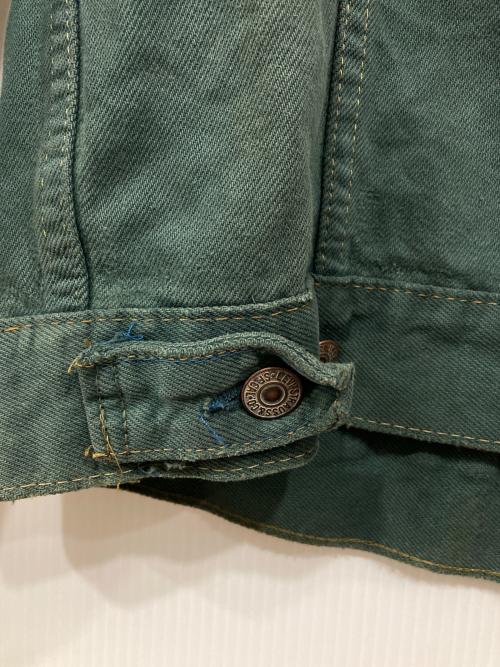 LEVI'S（リーバイス）LEVI'S (リーバイス) 後染めデニムジャケット グリーン サイズ:不明の古着・服飾アイテム