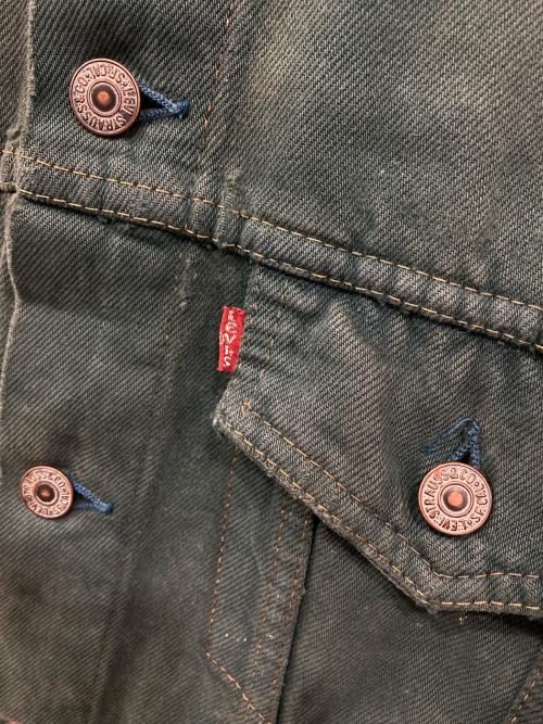 LEVI'S（リーバイス）LEVI'S (リーバイス) 後染めデニムジャケット グリーン サイズ:不明の古着・服飾アイテム