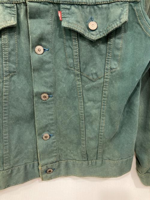 LEVI'S（リーバイス）LEVI'S (リーバイス) 後染めデニムジャケット グリーン サイズ:不明の古着・服飾アイテム
