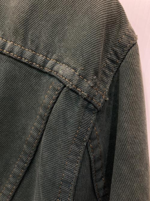 LEVI'S（リーバイス）LEVI'S (リーバイス) 後染めデニムジャケット グリーン サイズ:不明の古着・服飾アイテム