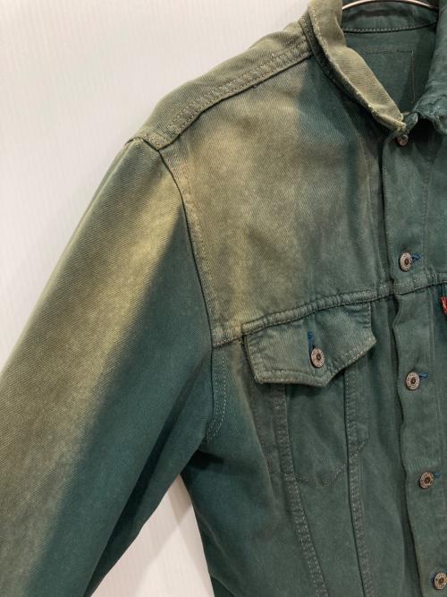 LEVI'S（リーバイス）LEVI'S (リーバイス) 後染めデニムジャケット グリーン サイズ:不明の古着・服飾アイテム
