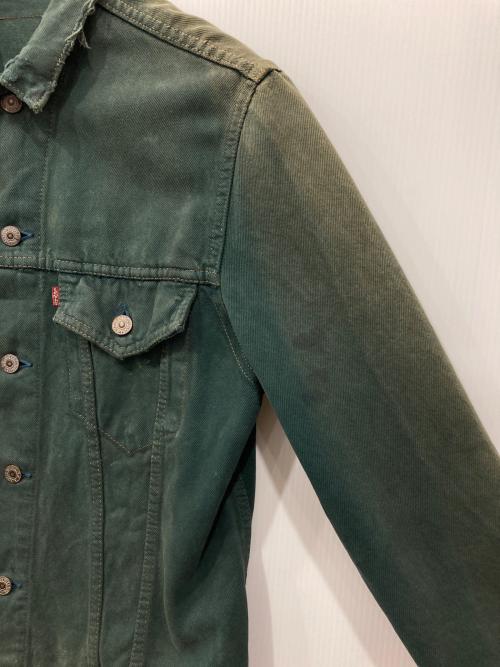 LEVI'S（リーバイス）LEVI'S (リーバイス) 後染めデニムジャケット グリーン サイズ:不明の古着・服飾アイテム