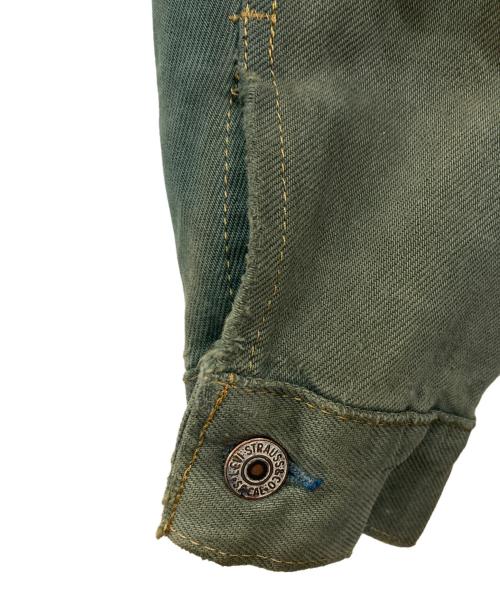 LEVI'S（リーバイス）LEVI'S (リーバイス) 後染めデニムジャケット グリーン サイズ:不明の古着・服飾アイテム