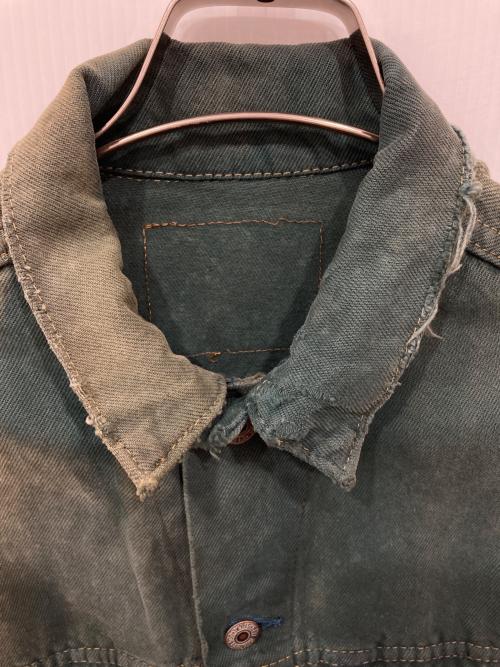 LEVI'S（リーバイス）LEVI'S (リーバイス) 後染めデニムジャケット グリーン サイズ:不明の古着・服飾アイテム