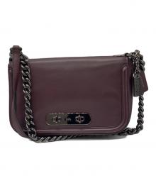 COACH（コーチ）の古着「チェーンショルダーバッグ」｜ブラウン