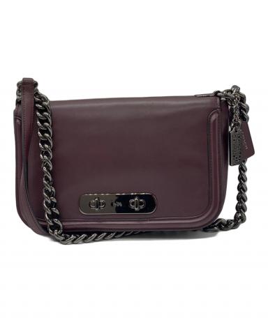 中古・古着通販】COACH (コーチ) チェーンショルダーバッグ ブラウン