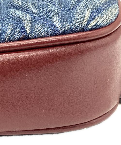 COACH（コーチ）COACH (コーチ) ギャザード チェーン クロスボディーバッグ インディゴの古着・服飾アイテム