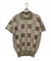 ISSEY MIYAKE MEN（イッセイミヤケメン）の古着「リネンコットン ニットポロシャツ」｜ベージュ