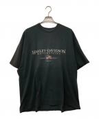 HARLEY-DAVIDSONハーレーダビッドソン）の古着「プリントTシャツ」｜ブラック