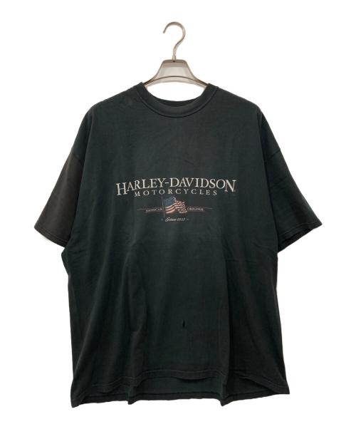 HARLEY-DAVIDSON（ハーレーダビッドソン）HARLEY-DAVIDSON (ハーレーダビッドソン) プリントTシャツ ブラック サイズ:3XLの古着・服飾アイテム