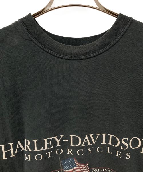 HARLEY-DAVIDSON（ハーレーダビッドソン）HARLEY-DAVIDSON (ハーレーダビッドソン) プリントTシャツ ブラック サイズ:3XLの古着・服飾アイテム