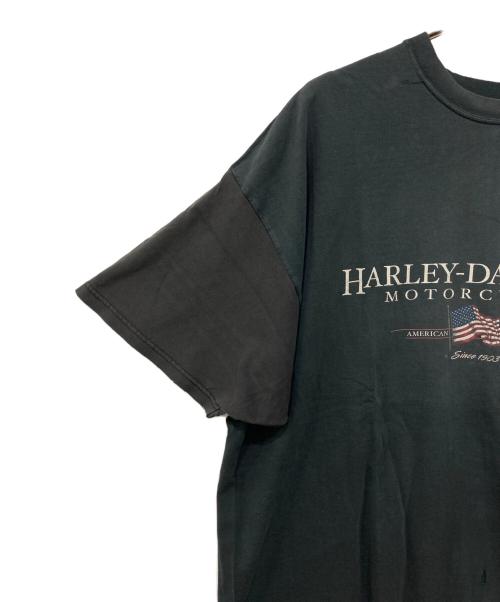 HARLEY-DAVIDSON（ハーレーダビッドソン）HARLEY-DAVIDSON (ハーレーダビッドソン) プリントTシャツ ブラック サイズ:3XLの古着・服飾アイテム