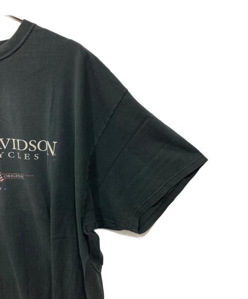 HARLEY-DAVIDSON（ハーレーダビッドソン）HARLEY-DAVIDSON (ハーレーダビッドソン) プリントTシャツ ブラック サイズ:3XLの古着・服飾アイテム