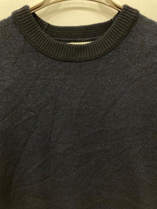 STONE ISLAND（ストーンアイランド）STONE ISLAND (ストーンアイランド) ワッペンロゴクルーネックニット ネイビー サイズ:Lの古着・服飾アイテム