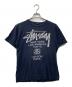 stussy（ステューシー）の古着「プリントTシャツ」｜ネイビー