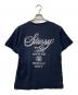 stussy (ステューシー) プリントTシャツ ネイビー サイズ:M：4500円
