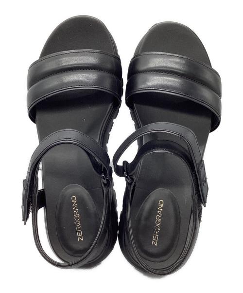 COLE HAAN（コールハーン）COLE HAAN (コールハーン) ゼログランド アンクル ストラップ サンダル ブラック サイズ:6 1/2の古着・服飾アイテム