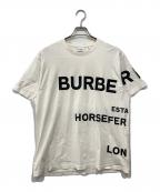BURBERRYバーバリー）の古着「ロゴプリントTシャツ」｜ホワイト