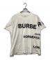 BURBERRY（バーバリー）の古着「ロゴプリントTシャツ」｜ホワイト