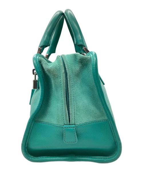 LOEWE（ロエベ）LOEWE (ロエベ) アマソナ28 ハンドバッグ ブルーの古着・服飾アイテム