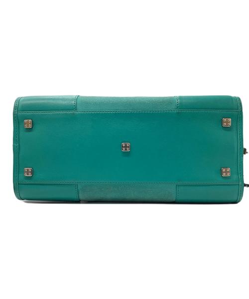 LOEWE（ロエベ）LOEWE (ロエベ) アマソナ28 ハンドバッグ ブルーの古着・服飾アイテム