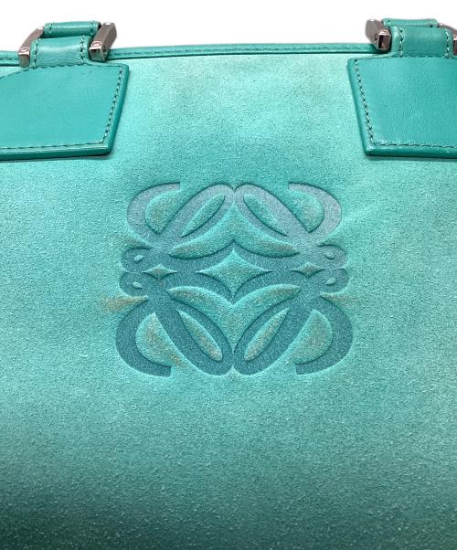 LOEWE（ロエベ）LOEWE (ロエベ) アマソナ28 ハンドバッグ ブルーの古着・服飾アイテム
