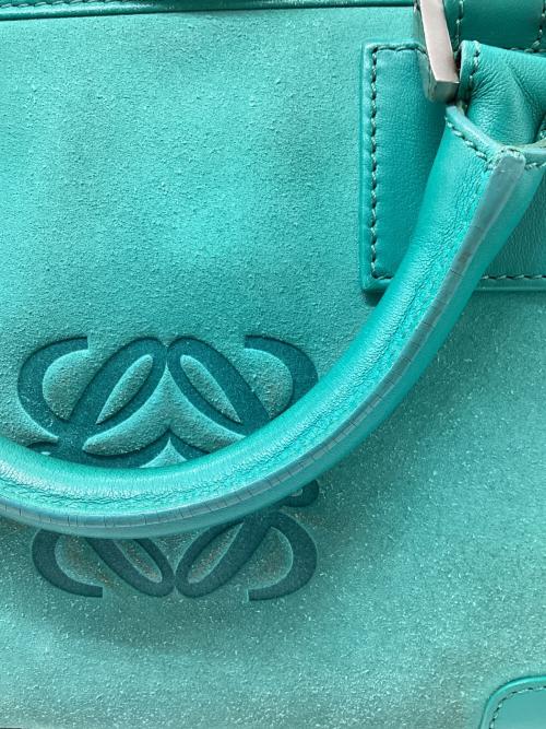 LOEWE（ロエベ）LOEWE (ロエベ) アマソナ28 ハンドバッグ ブルーの古着・服飾アイテム