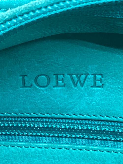 LOEWE（ロエベ）LOEWE (ロエベ) アマソナ28 ハンドバッグ ブルーの古着・服飾アイテム