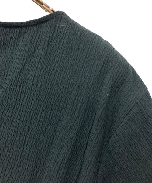 IENA LA BOUCLE（イエナ ラ ブークル）IENA LA BOUCLE (イエナ ラ ブークル) サッカーVネックワンピース グリーン サイズ:40の古着・服飾アイテム