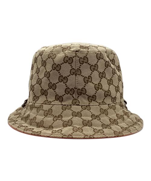 THE NORTH FACE（ザ ノース フェイス）THE NORTH FACE (ザ ノース フェイス) GUCCI (グッチ) GGバケットハット ベージュ×オレンジの古着・服飾アイテム