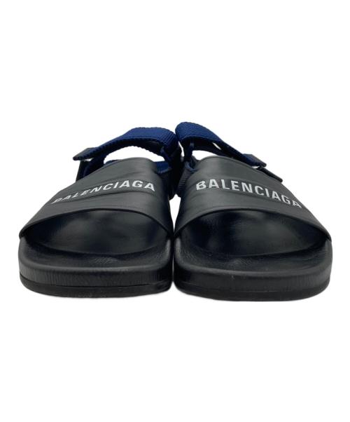 BALENCIAGA（バレンシアガ）BALENCIAGA (バレンシアガ) ベルクロストラップサンダル ブラック サイズ:43の古着・服飾アイテム