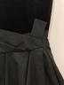 中古・古着 VELOUR NOIR by FOXEY NEWYORK (ベロア ノワール by フォクシー ニューヨーク) ベロア切替ワンピース ブラック サイズ:38：7000円