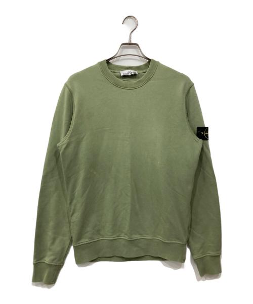 STONE ISLAND（ストーンアイランド）STONE ISLAND (ストーンアイランド) クルーネックスウェット カーキ サイズ:Mの古着・服飾アイテム