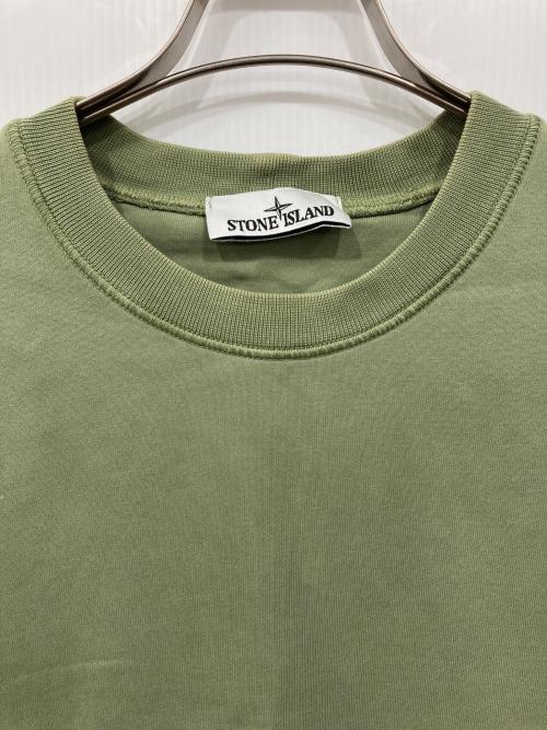 STONE ISLAND（ストーンアイランド）STONE ISLAND (ストーンアイランド) クルーネックスウェット カーキ サイズ:Mの古着・服飾アイテム