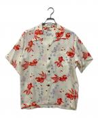 Sun Surfサンサーフ）の古着「RAYON HAWAIIAN SHIRT」｜アイボリー×レッド