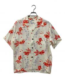 Sun Surf（サンサーフ）の古着「RAYON HAWAIIAN SHIRT」｜アイボリー×レッド