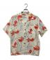 Sun Surf（サンサーフ）の古着「RAYON HAWAIIAN SHIRT」｜アイボリー×レッド
