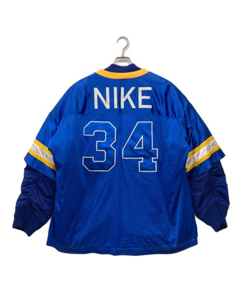 AMBUSH（アンブッシュ）AMBUSH (アンブッシュ) NIKE (ナイキ) Deep Royal Blue Blouson Jacket ブルー×イエロー サイズ:Mの古着・服飾アイテム