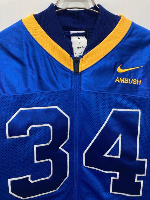 AMBUSH（アンブッシュ）AMBUSH (アンブッシュ) NIKE (ナイキ) Deep Royal Blue Blouson Jacket ブルー×イエロー サイズ:Mの古着・服飾アイテム
