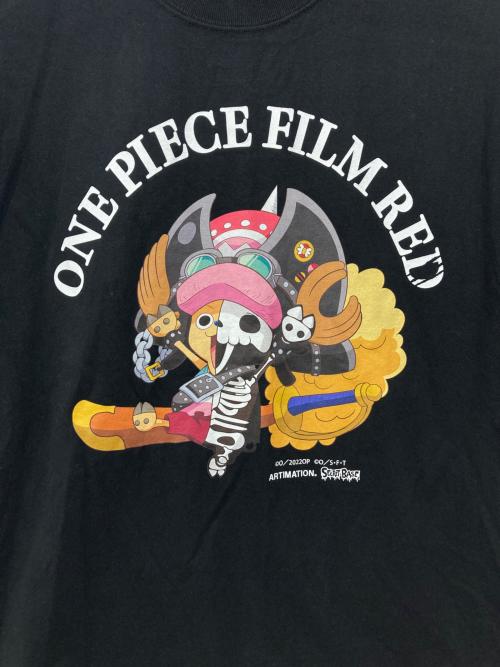 ARTIMATION（アーティメーション）ARTIMATION (アーティメーション) ONE PIECE (ワンピース) トニートニー・チョッパー スカルＴシャツ ブラック サイズ:Lの古着・服飾アイテム