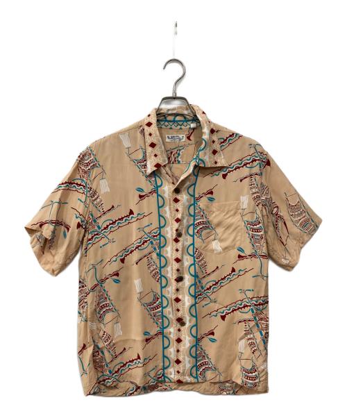 Sun Surf（サンサーフ）Sun Surf (サンサーフ) RAYON HAWAIIAN SHIRT ベージュ サイズ:Mの古着・服飾アイテム