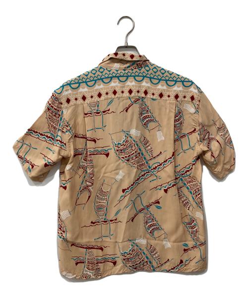 Sun Surf（サンサーフ）Sun Surf (サンサーフ) RAYON HAWAIIAN SHIRT ベージュ サイズ:Mの古着・服飾アイテム