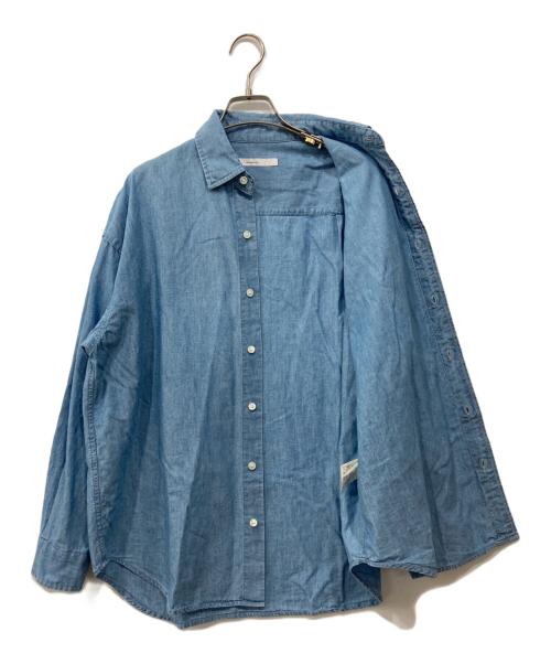FRAMeWORK（フレームワーク）FRAMeWORK (フレームワーク) ダンガリーシャツ ブルー サイズ:Freeの古着・服飾アイテム