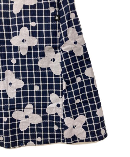 SOU・SOU（ソウソウ）SOU・SOU (ソウソウ) le coq sportif (ルコックスポルティフ) フラワープリントワンピース ネイビー サイズ:Sの古着・服飾アイテム