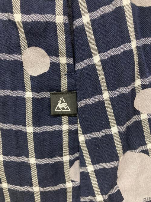 SOU・SOU（ソウソウ）SOU・SOU (ソウソウ) le coq sportif (ルコックスポルティフ) フラワープリントワンピース ネイビー サイズ:Sの古着・服飾アイテム