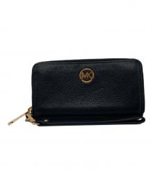 MICHAEL KORS（マイケルコース）の古着「ラウンドジップウォレット」｜ブラック